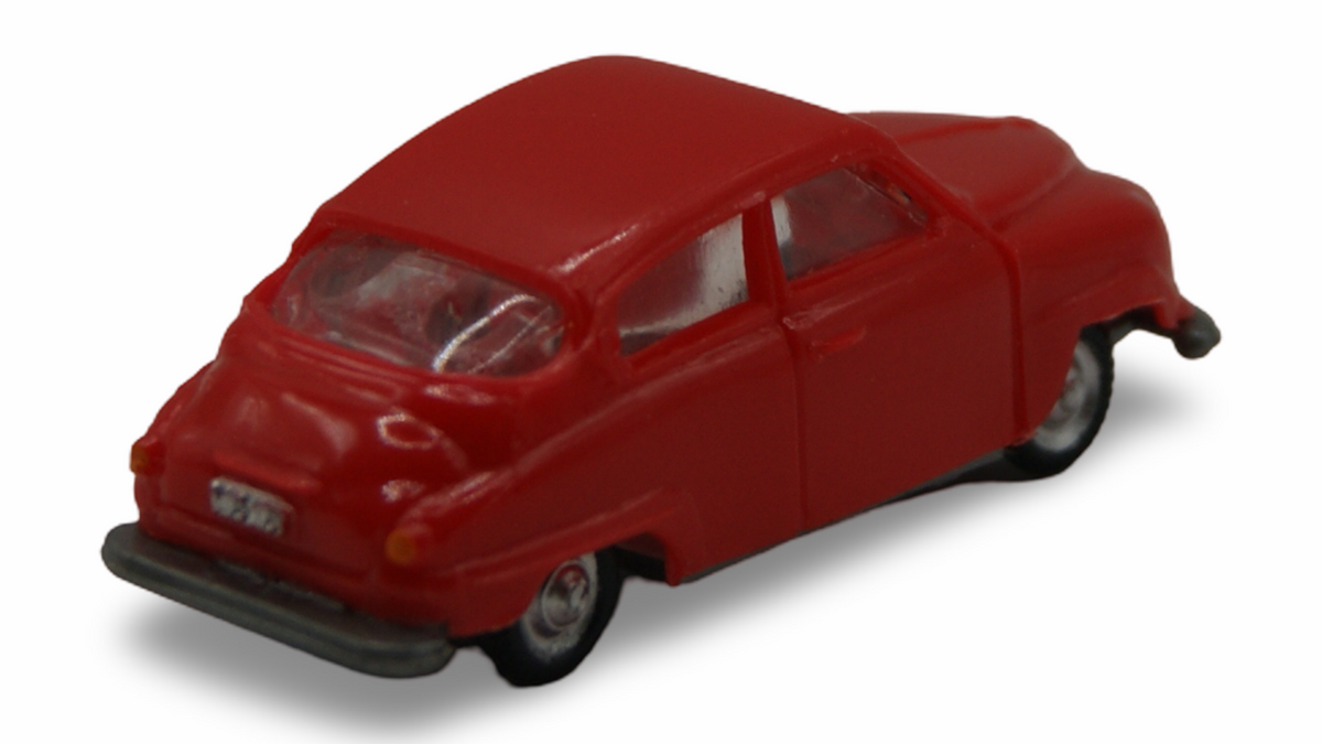 EKO Saab 96 Rot 1:87 H0 Vintage Modellauto Made in Spain