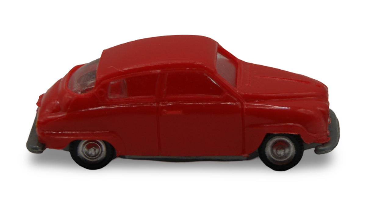 EKO Saab 96 Rot 1:87 H0 Vintage Modellauto Made in Spain