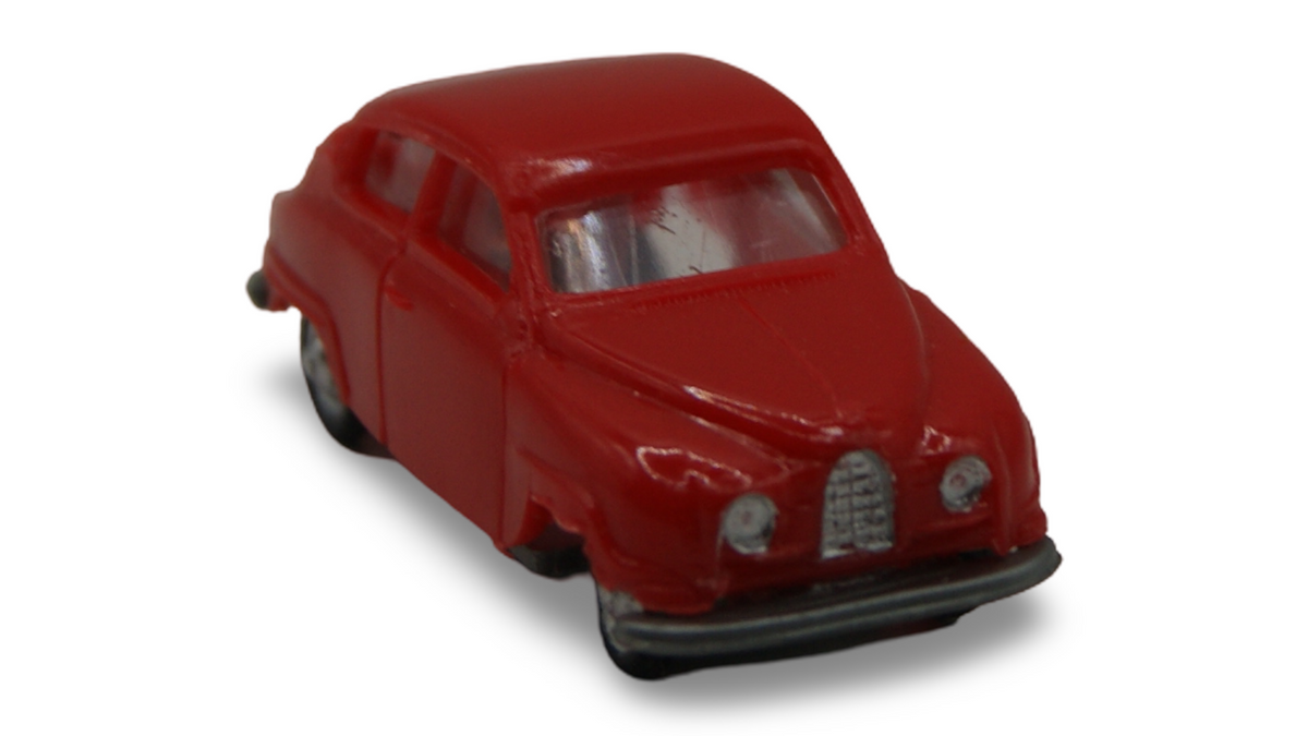 EKO Saab 96 Rot 1:87 H0 Vintage Modellauto Made in Spain