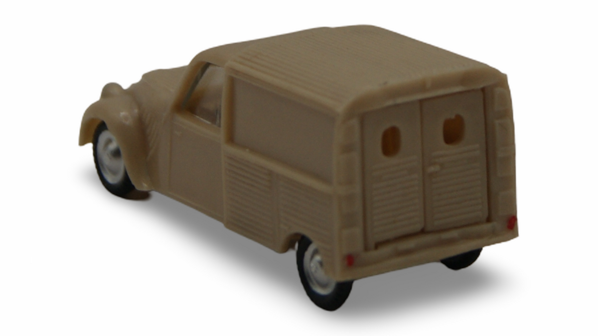 EKO Citroën 2CV AZU Kastenwagen Beige 1:87 H0 Vintage Made in Spain