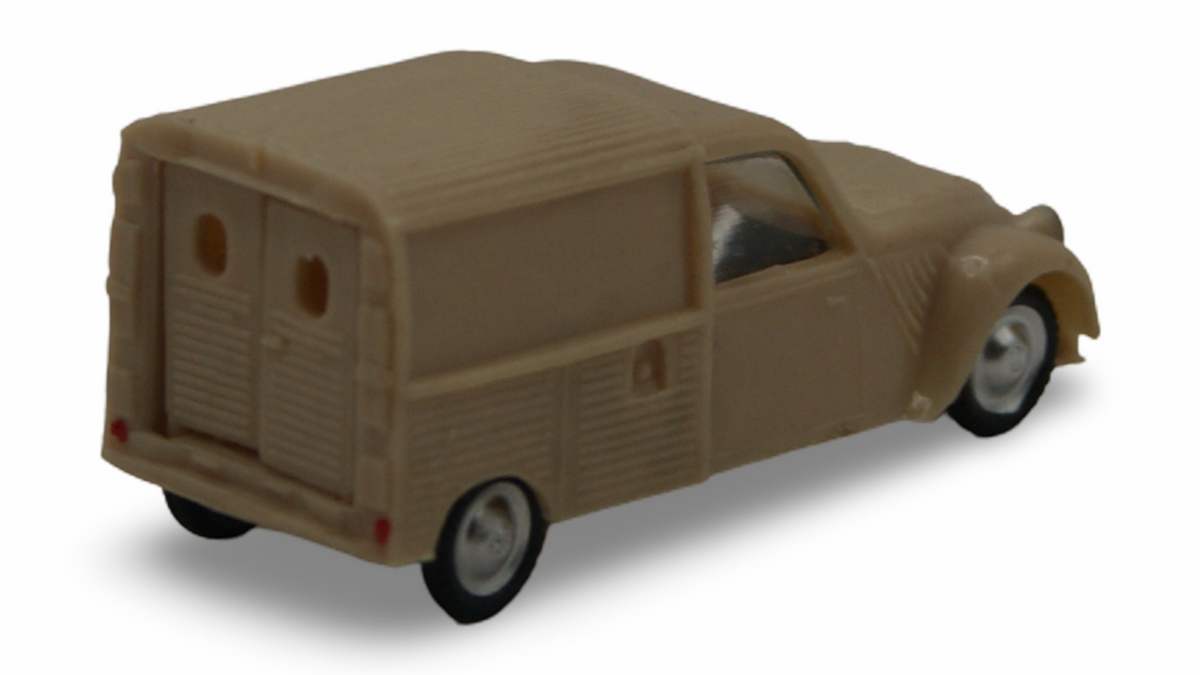 EKO Citroën 2CV AZU Kastenwagen Beige 1:87 H0 Vintage Made in Spain