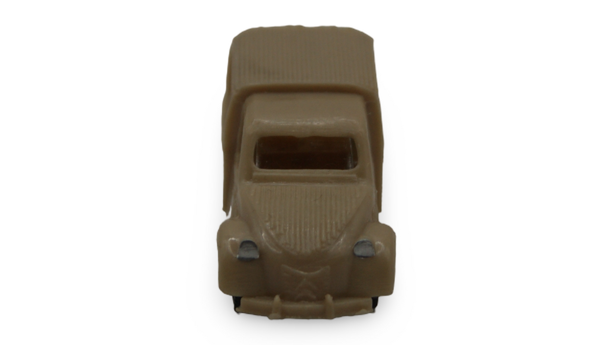 EKO Citroën 2CV AZU Kastenwagen Beige 1:87 H0 Vintage Made in Spain