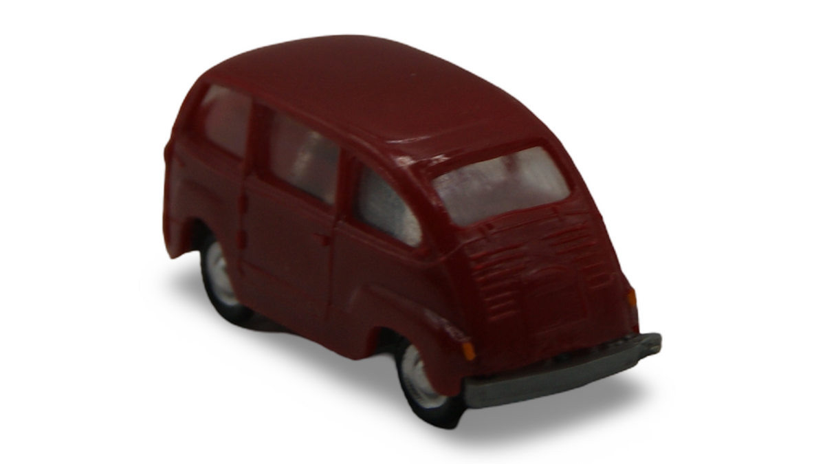 EKO Fiat 600 Multipla Rot 1:87 H0 Vintage Modellauto Made in Spain