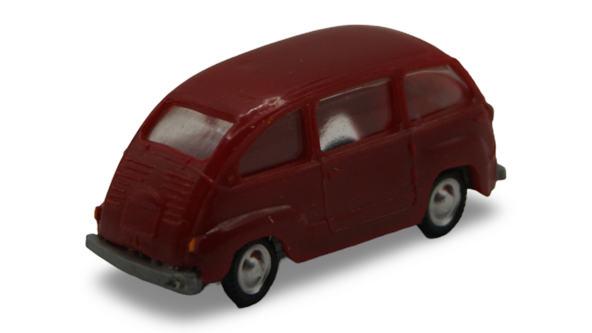 EKO Fiat 600 Multipla Rot 1:87 H0 Vintage Modellauto Made in Spain