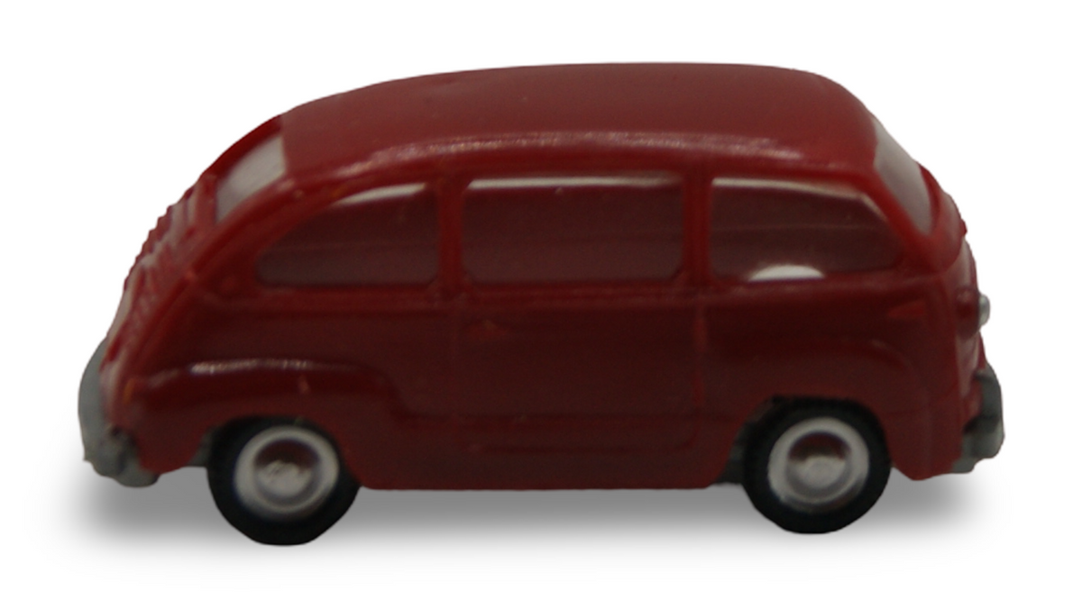 EKO Fiat 600 Multipla Rot 1:87 H0 Vintage Modellauto Made in Spain