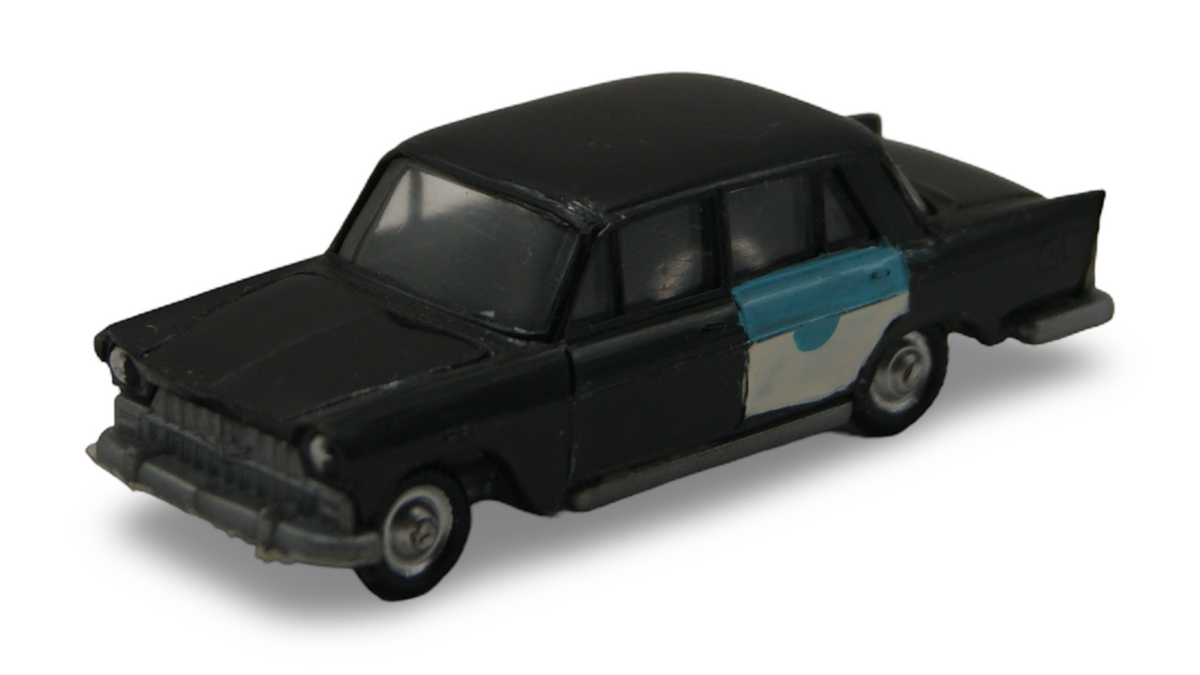 EKO SEAT 1400 C Taxi Schwarz Blau Weiß 1:87 H0 Vintage Made in Spain