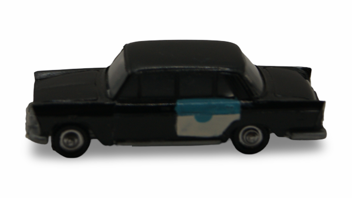 EKO SEAT 1400 C Taxi Schwarz Blau Weiß 1:87 H0 Vintage Made in Spain