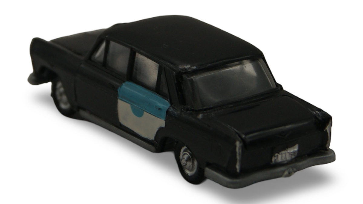 EKO SEAT 1400 C Taxi Schwarz Blau Weiß 1:87 H0 Vintage Made in Spain