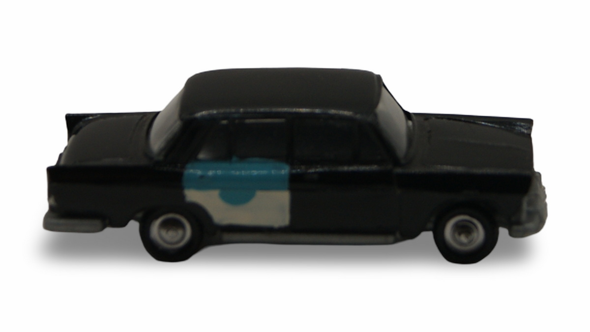 EKO SEAT 1400 C Taxi Schwarz Blau Weiß 1:87 H0 Vintage Made in Spain