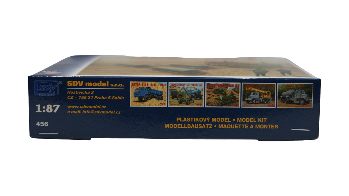 SDV Model 456 Zetor Super P Kettenschlepper mit Walzen 1:87 H0 Bausatz