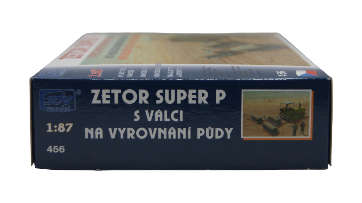 SDV Model 456 Zetor Super P Kettenschlepper mit Walzen 1:87 H0 Bausatz