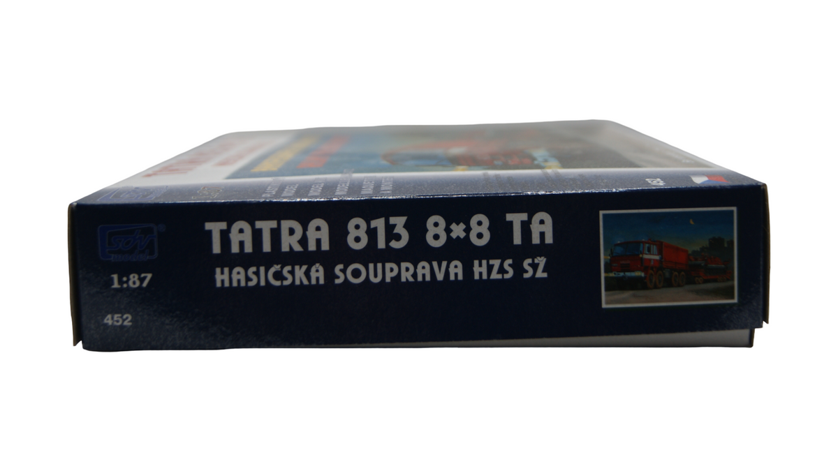 SDV Model 452 Tatra 815 8x8 TA Bahnfeuerwehr Schwertransport VT-72 1:87 H0 Bausatz