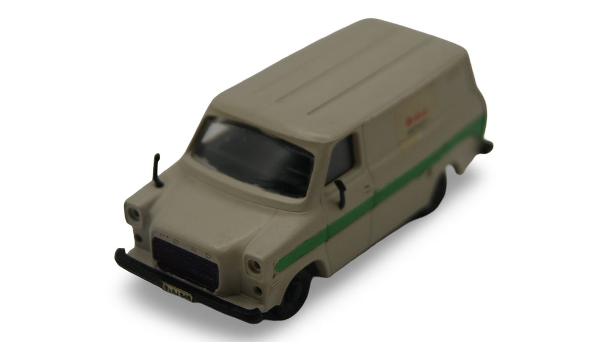Ford Transit Mk1 Modellauto British Airways 1:87 Sammlermodell Beige/Grün
