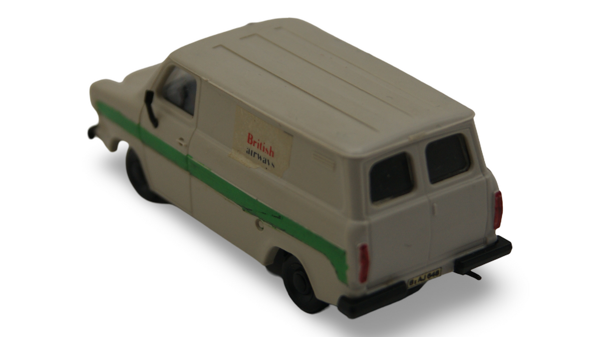 Ford Transit Mk1 Modellauto British Airways 1:87 Sammlermodell Beige/Grün