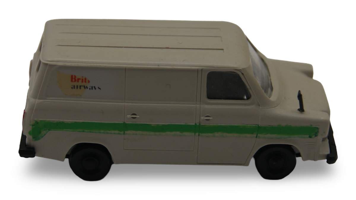 Ford Transit Mk1 Modellauto British Airways 1:87 Sammlermodell Beige/Grün