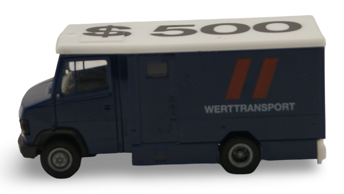 Wiking 1:87 Mercedes-Benz 207D Werttransport 500 Modellauto Sammlermodell