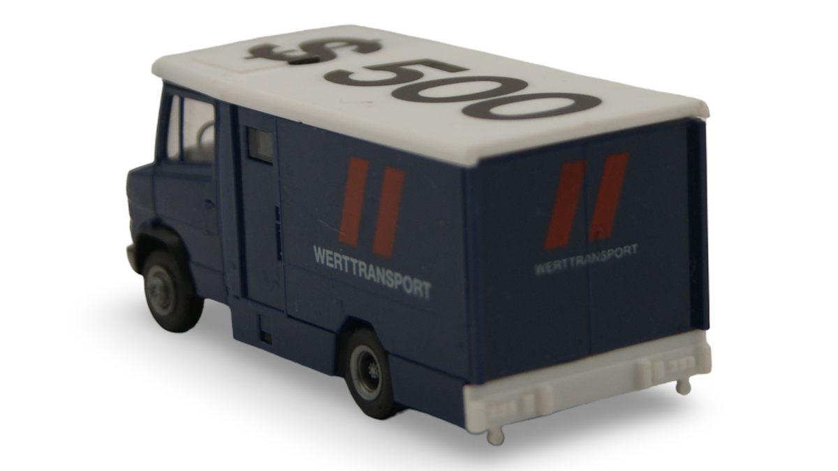 Wiking 1:87 Mercedes-Benz 207D Werttransport 500 Modellauto Sammlermodell
