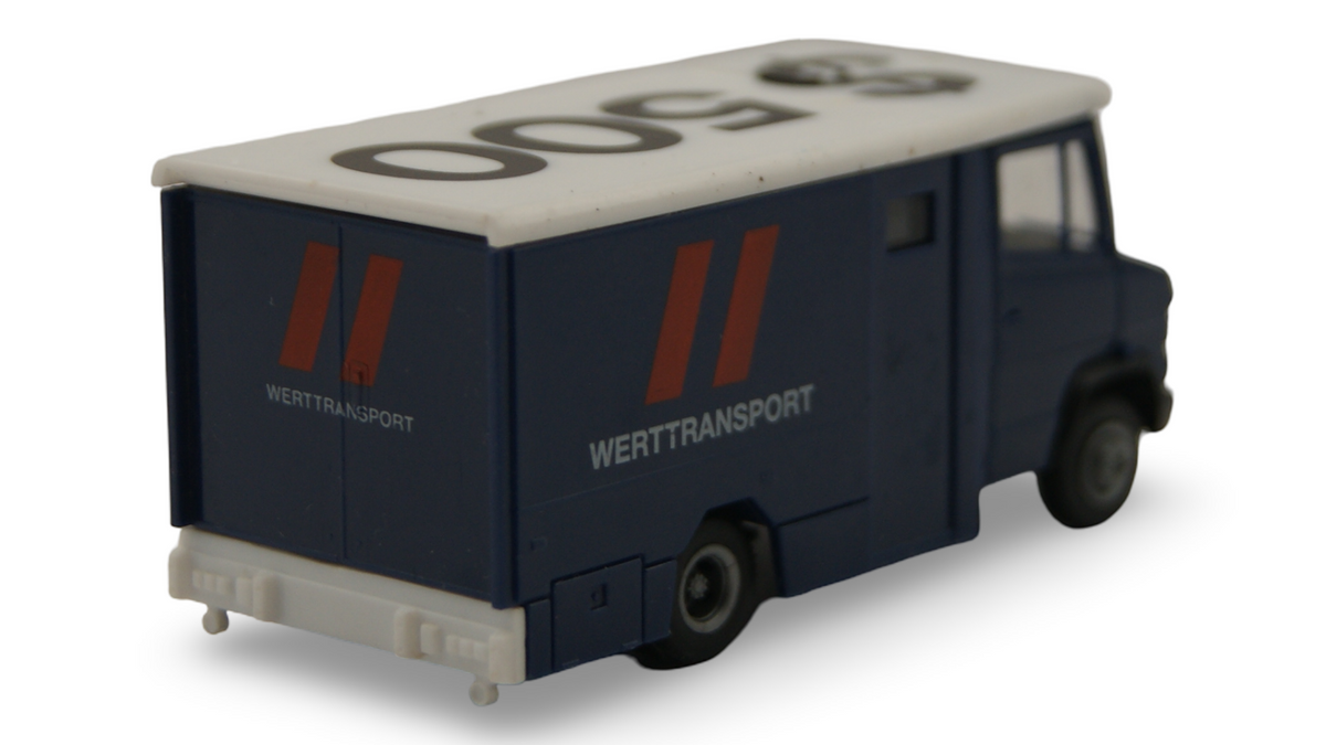 Wiking 1:87 Mercedes-Benz 207D Werttransport 500 Modellauto Sammlermodell