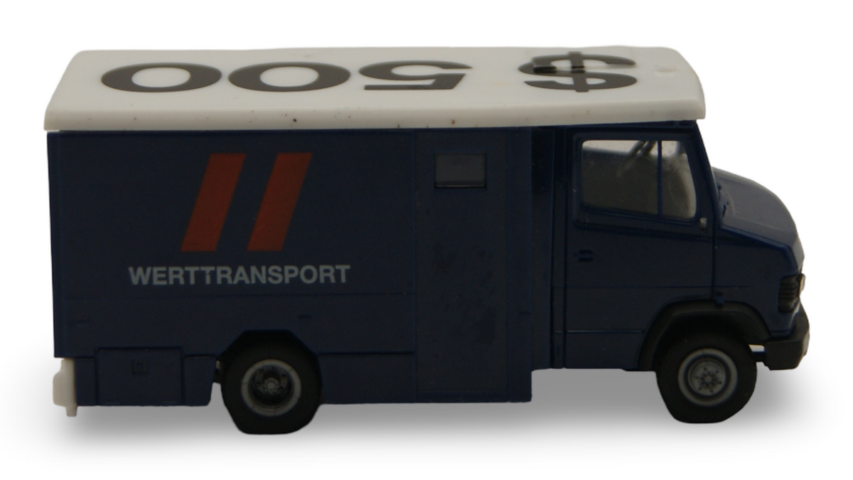 Wiking 1:87 Mercedes-Benz 207D Werttransport 500 Modellauto Sammlermodell