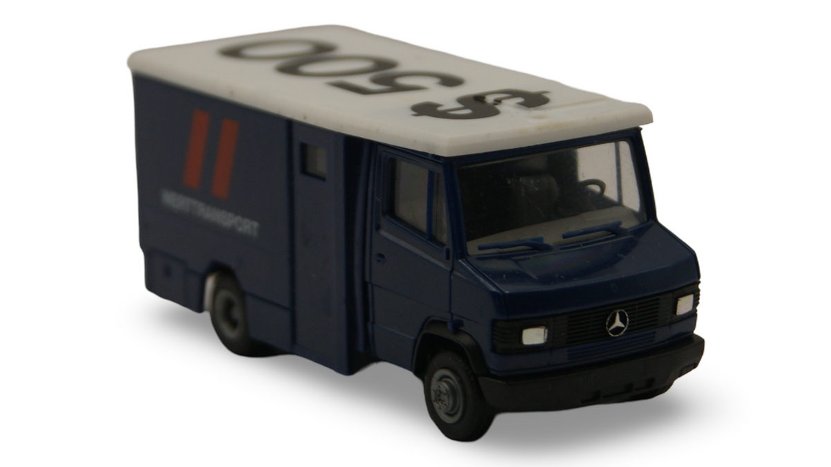 Wiking 1:87 Mercedes-Benz 207D Werttransport 500 Modellauto Sammlermodell
