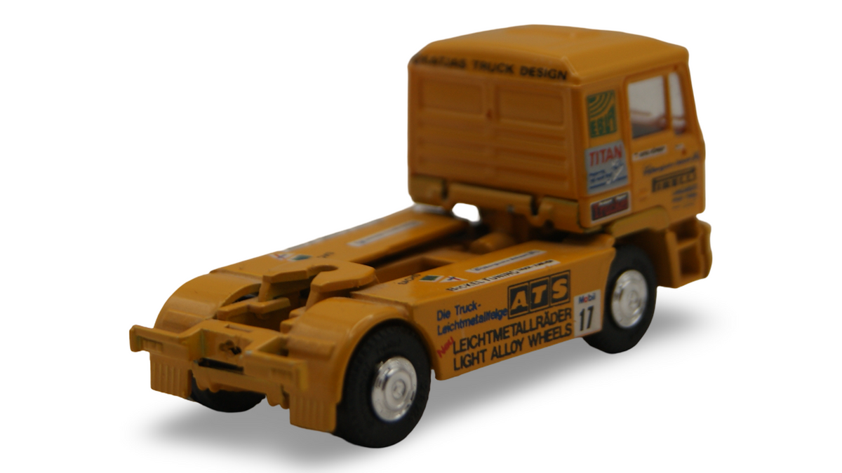 Herpa MAN Renntruck "Gummi-Mayer" Startnummer 17 1:87 Modellauto