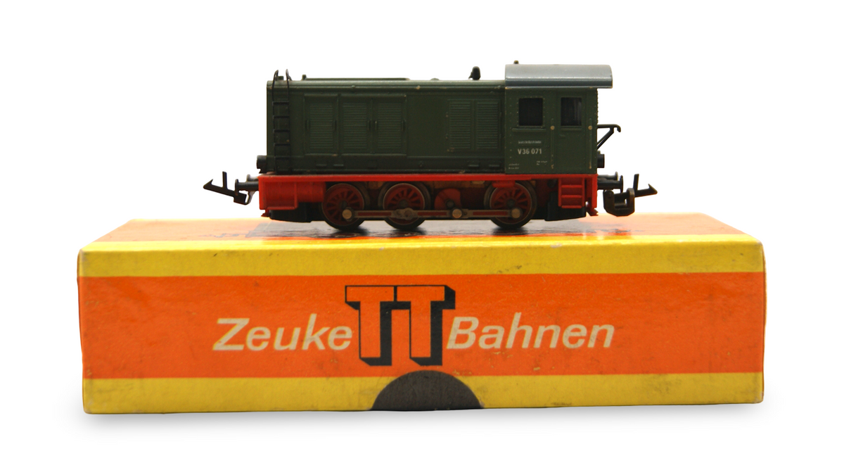 Zeuke V 36 071 Diesellok Grün 545/22 TT 1:120 DDR mit OVP