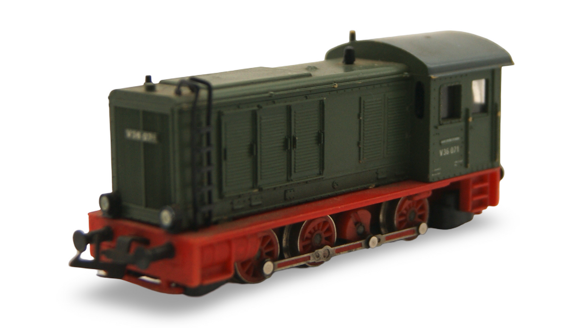 Zeuke V 36 071 Diesellok Grün 545/22 TT 1:120 DDR mit OVP