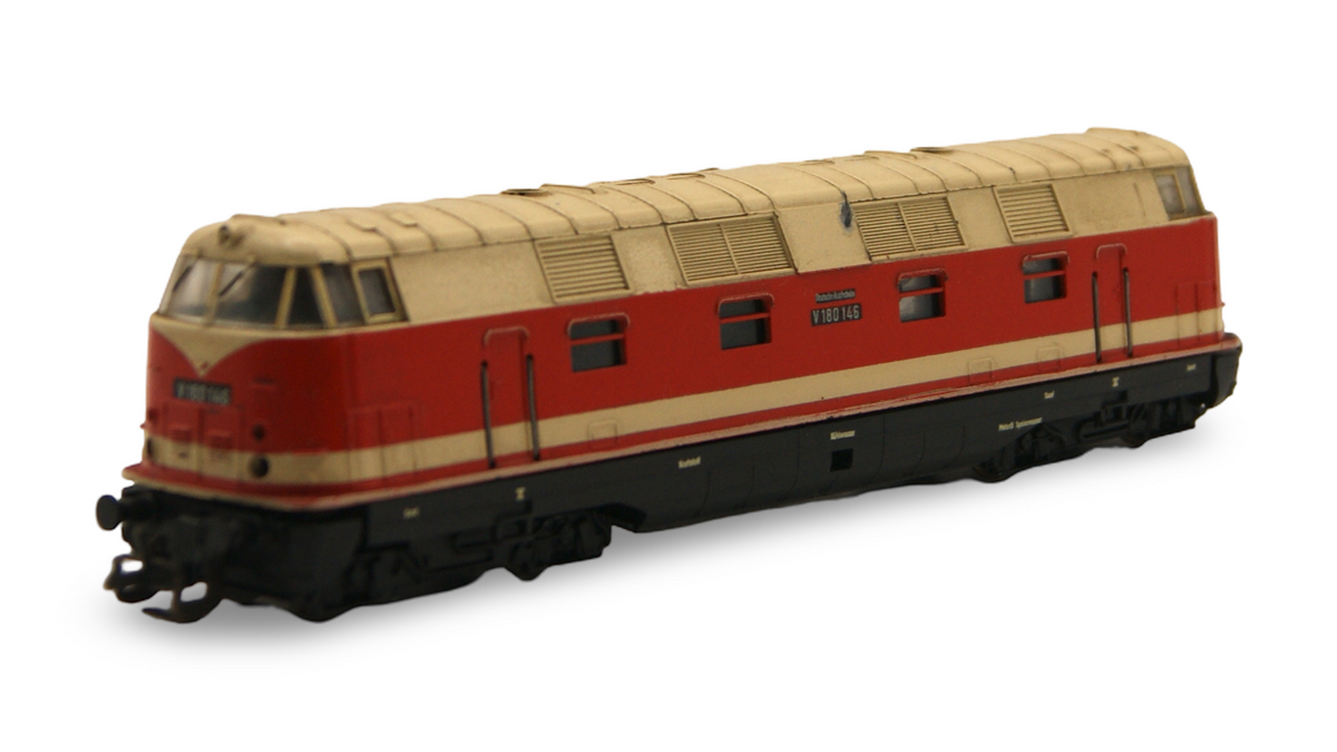 Zeuke V 180 146 Diesellok DR Rot TT 1:120 545/750 mit OVP