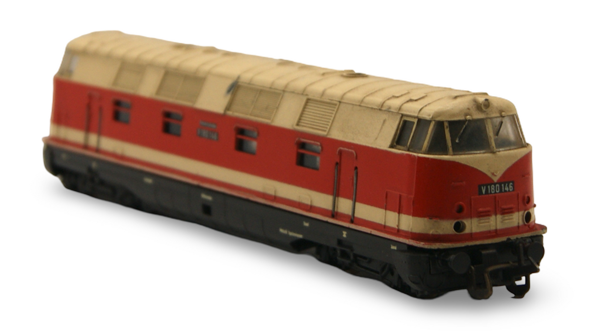 Zeuke V 180 146 Diesellok DR Rot TT 1:120 545/750 mit OVP