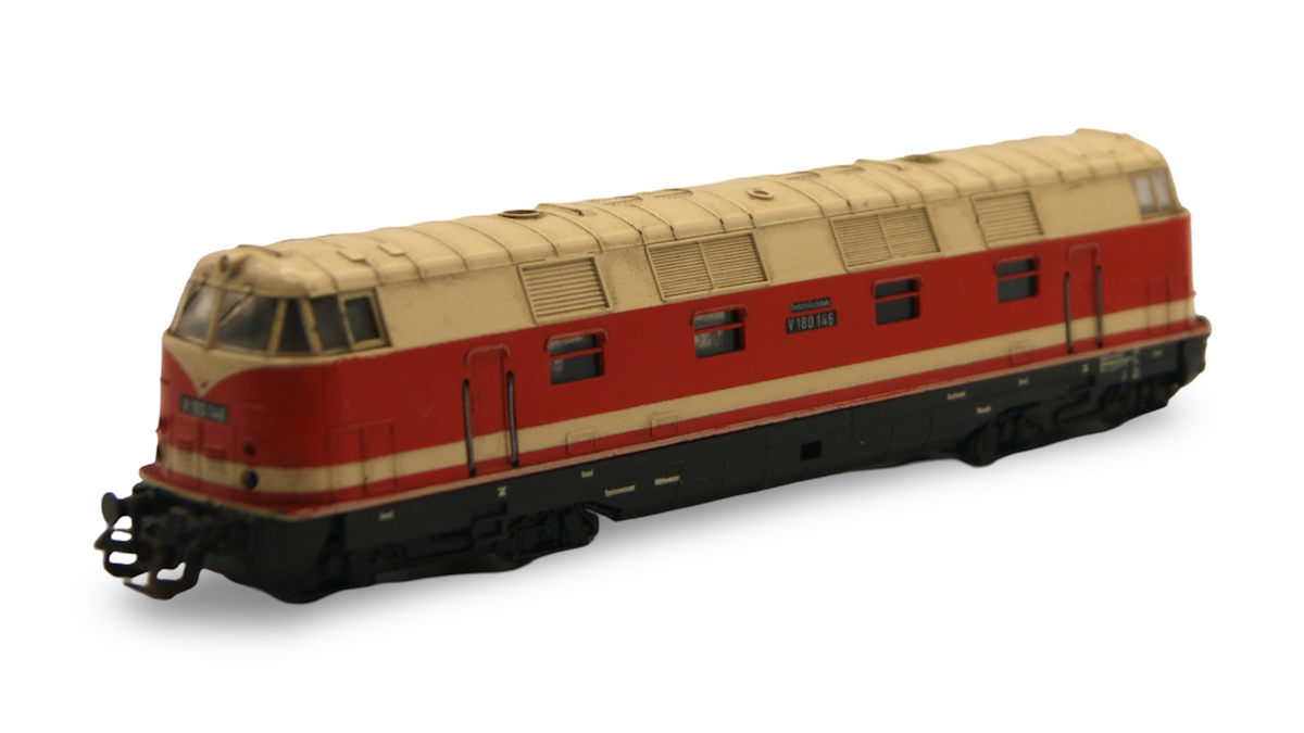Zeuke V 180 146 Diesellok DR Rot TT 1:120 545/750 mit OVP