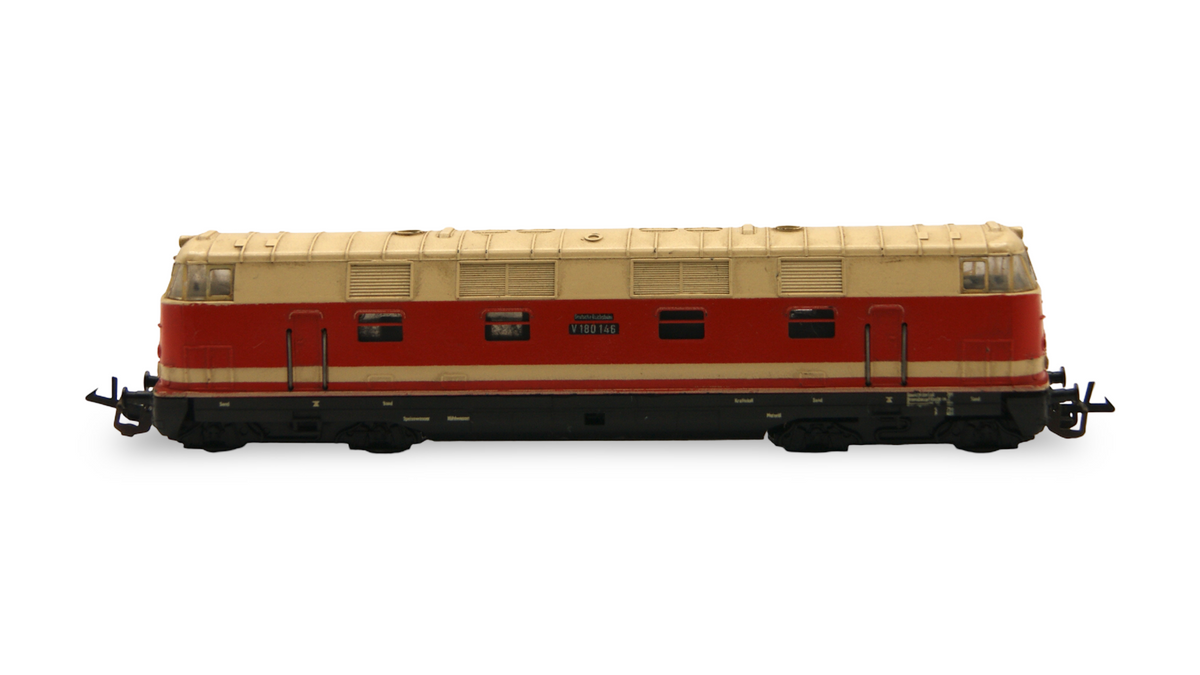 Zeuke V 180 146 Diesellok DR Rot TT 1:120 545/750 mit OVP