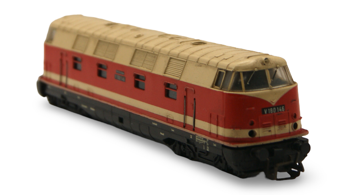 Zeuke V 180 146 Diesellok DR Rot TT 1:120 545/750 mit OVP