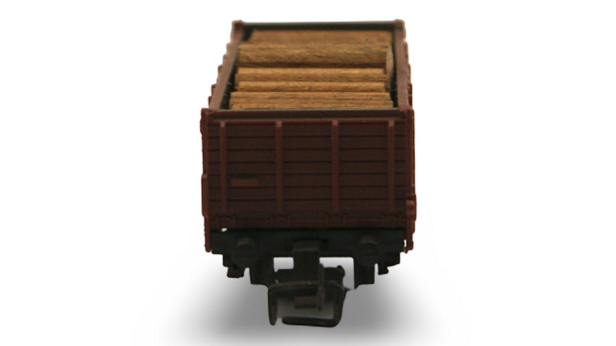 Zeuke TT 5360/545/56 DR Güterwagen mit Holzladung 1:120 OVP