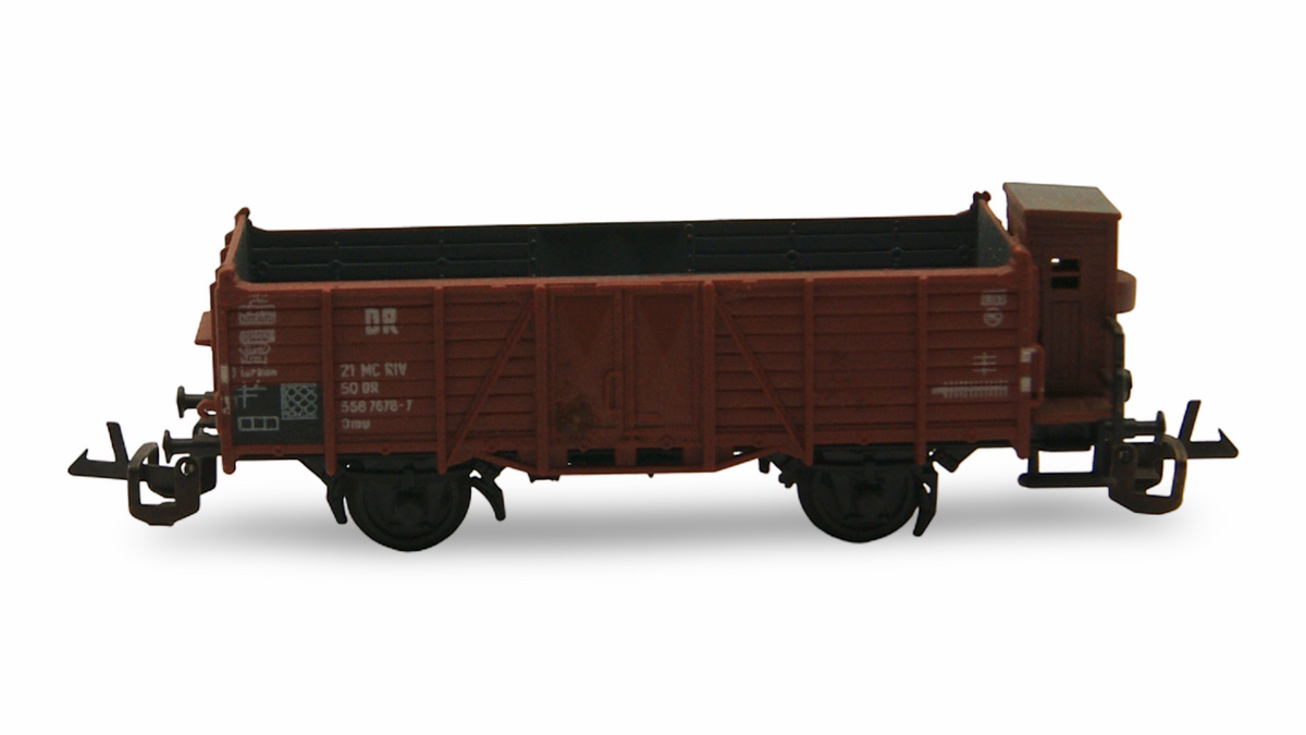 Zeuke 5360/545/92 TT Hochbordwagen mit Bremserhaus DR 1:120 OVP