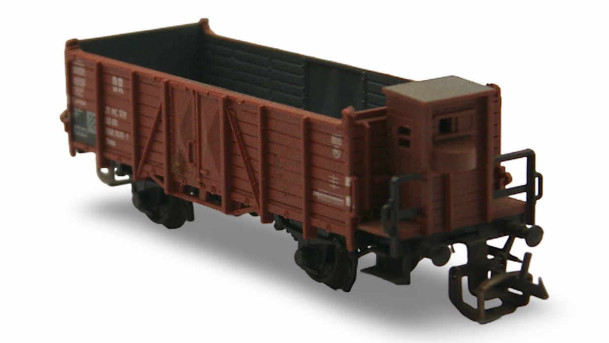 Zeuke 5360/545/92 TT Hochbordwagen mit Bremserhaus DR 1:120 OVP