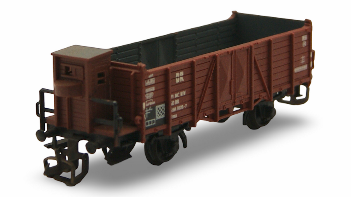 Zeuke 5360/545/92 TT Hochbordwagen mit Bremserhaus DR 1:120 OVP