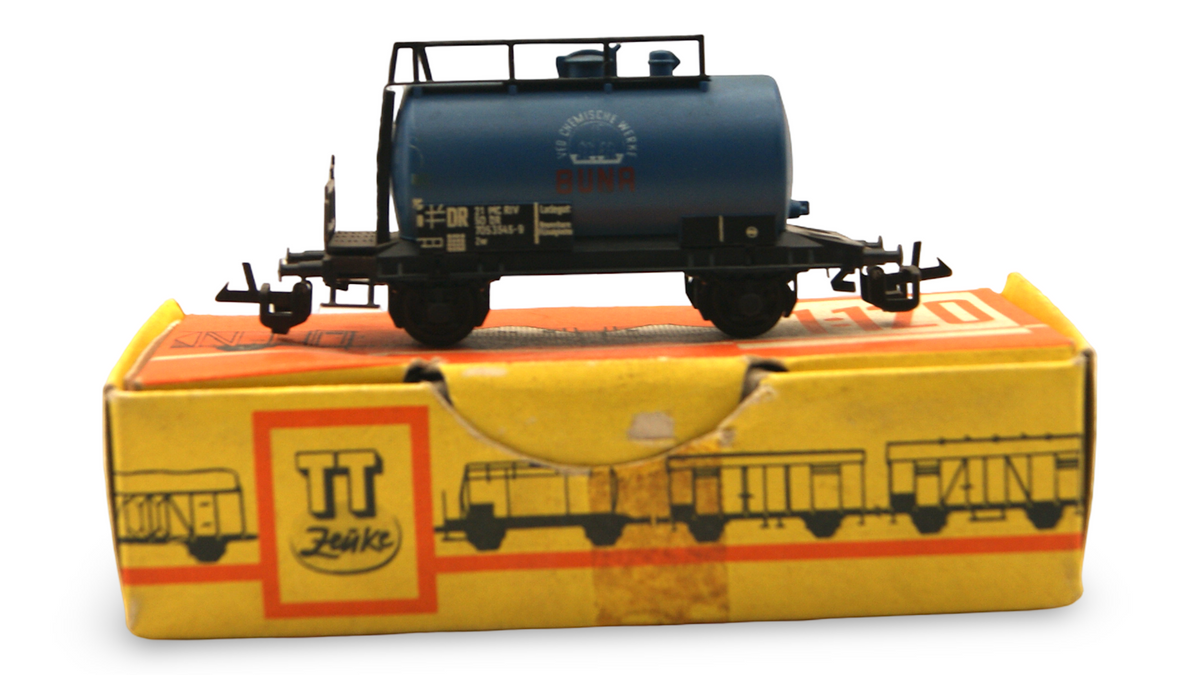 Zeuke TT 545/739 – BUNA Kesselwagen Blau DR 1:120 mit OVP