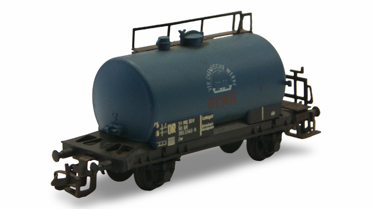 Zeuke TT 545/739 – BUNA Kesselwagen Blau DR 1:120 mit OVP