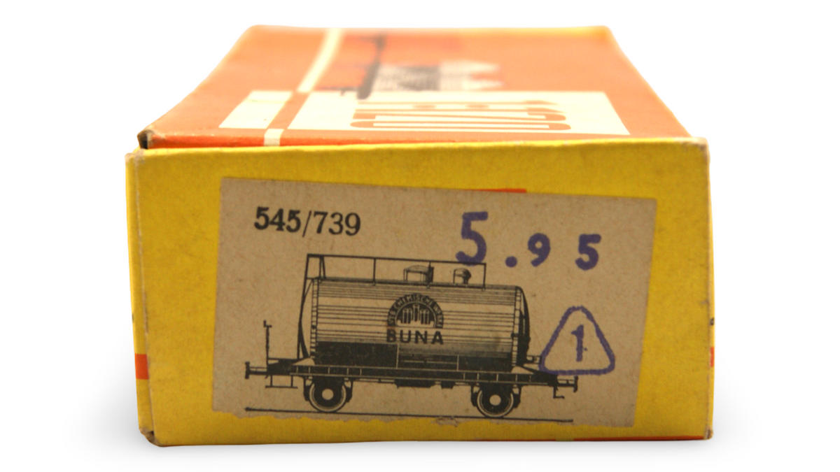 Zeuke TT 545/739 – BUNA Kesselwagen Blau DR 1:120 mit OVP