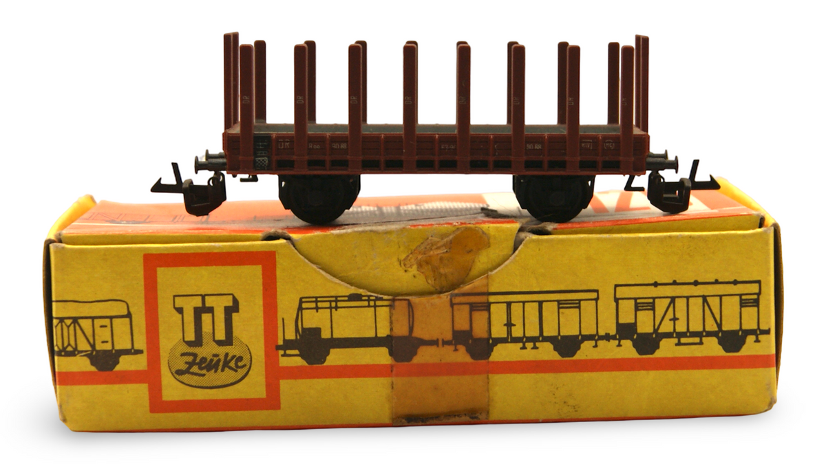 Zeuke TT Rungenwagen DR Braun 1:120 – Vintage mit Fremd-OVP