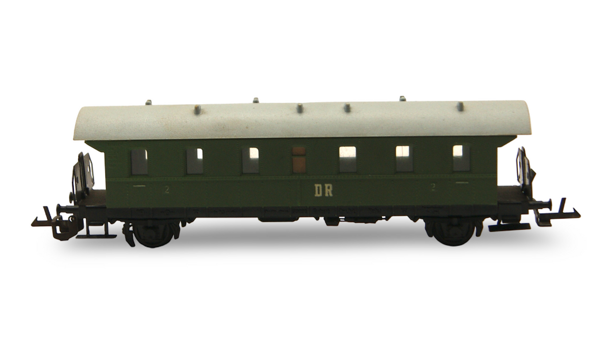 Zeuke DR Personenwagen 2. Klasse Grün 1:120 TT mit OVP