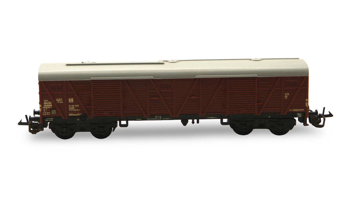 Zeuke 545/60 TT 1:120 DR gedeckter Güterwagen Braun mit OVP