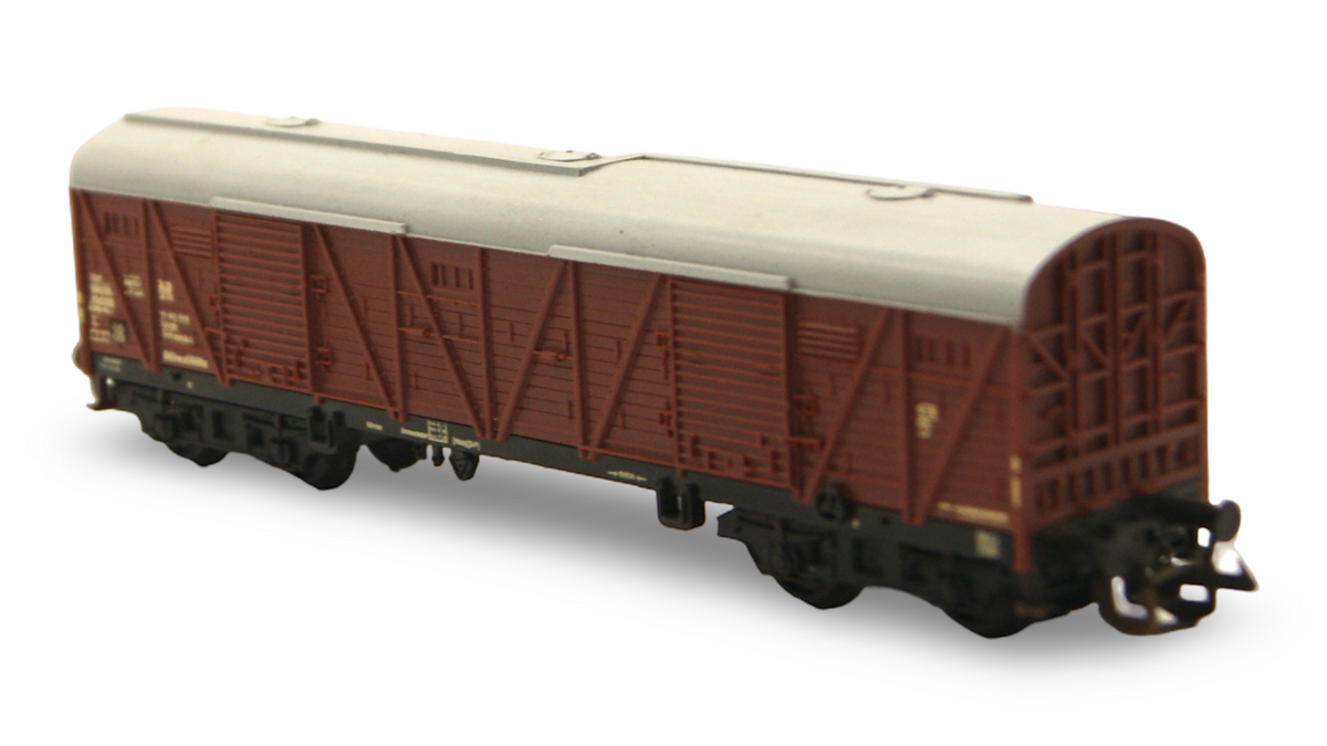 Zeuke 545/60 TT 1:120 DR gedeckter Güterwagen Braun mit OVP