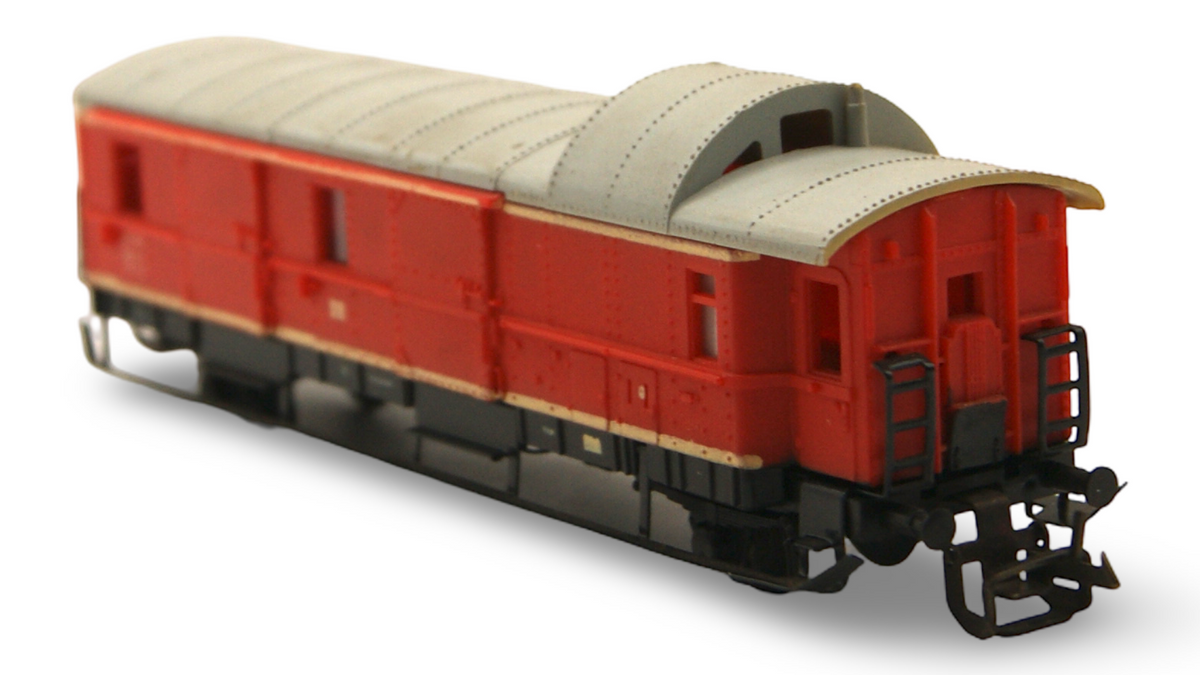 Zeuke 545/83/2 TT 1:120 DR Gepäckwagen Pwi30 Rot Epoche III mit OVP