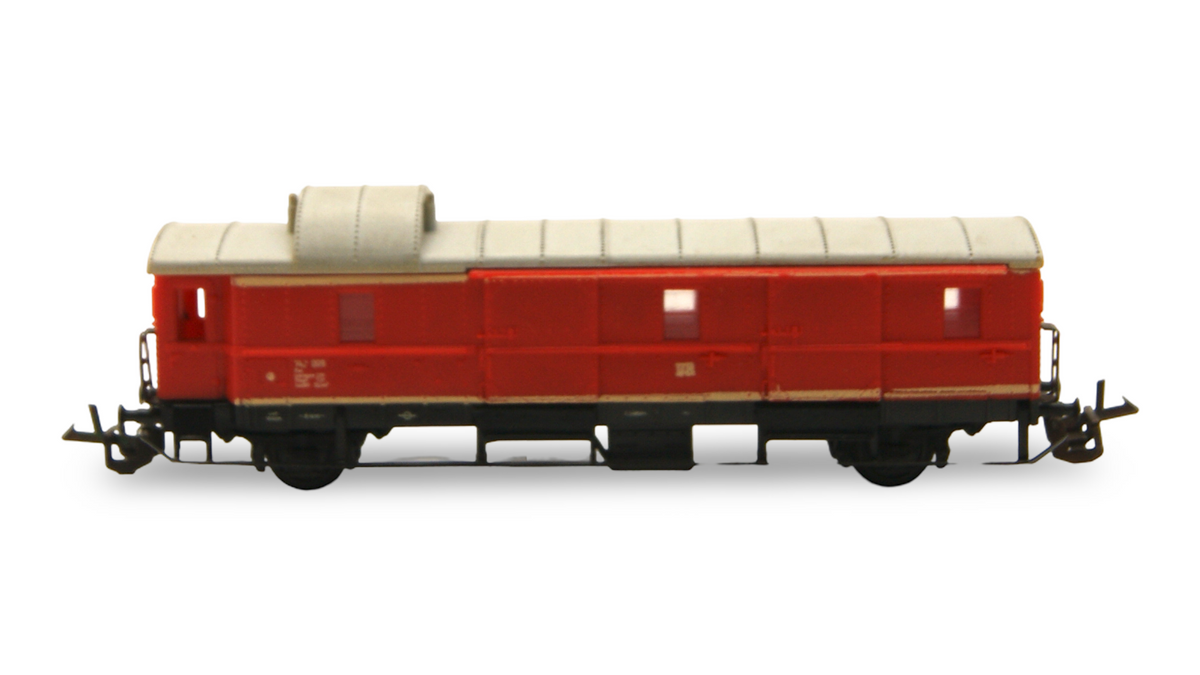 Zeuke 545/83/2 TT 1:120 DR Gepäckwagen Pwi30 Rot Epoche III mit OVP