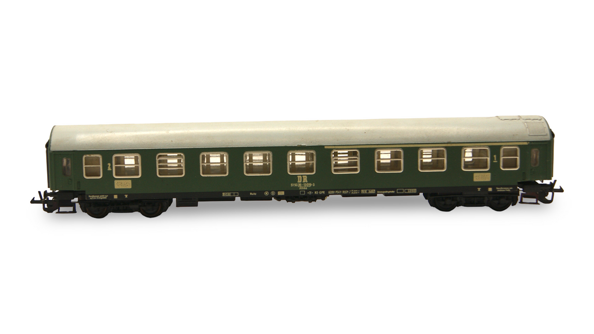Zeuke TT Dampflok mit Tender & 4 Wagen DR 1:120 Zugset mit OVP – geprüft