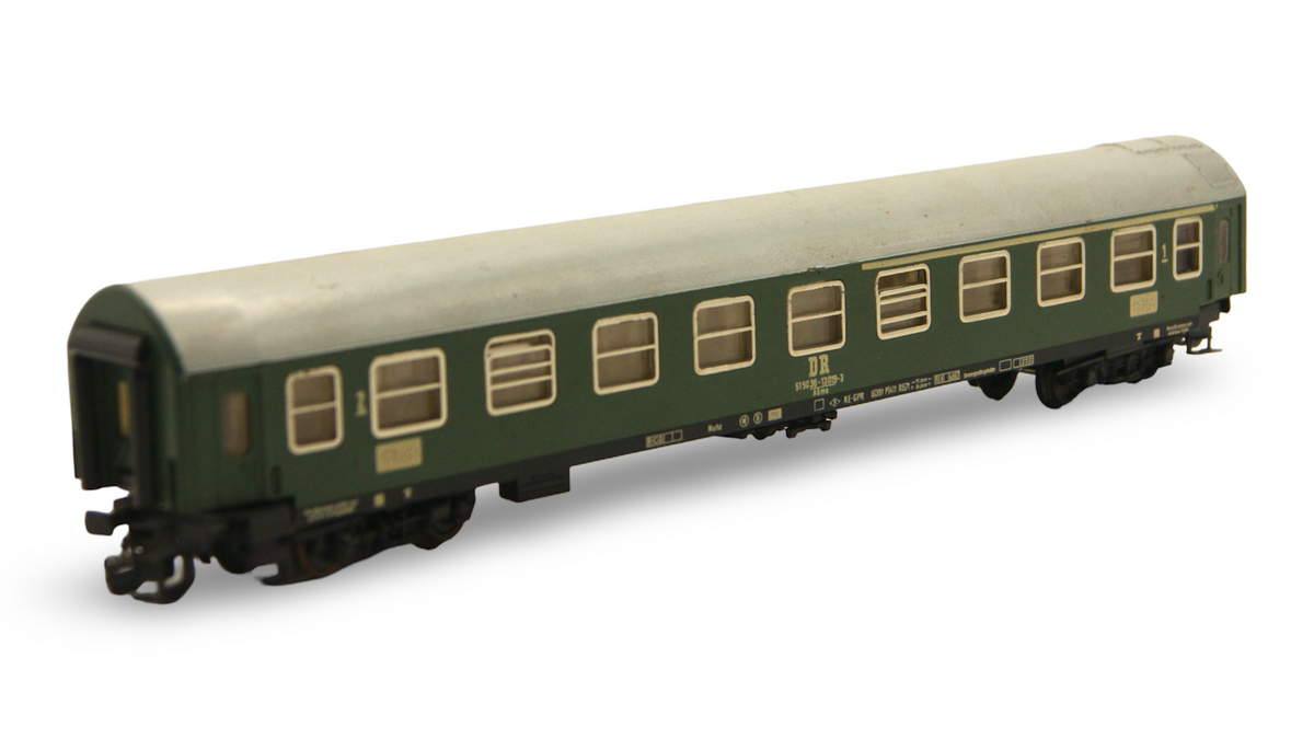 Zeuke TT Dampflok mit Tender & 4 Wagen DR 1:120 Zugset mit OVP – geprüft