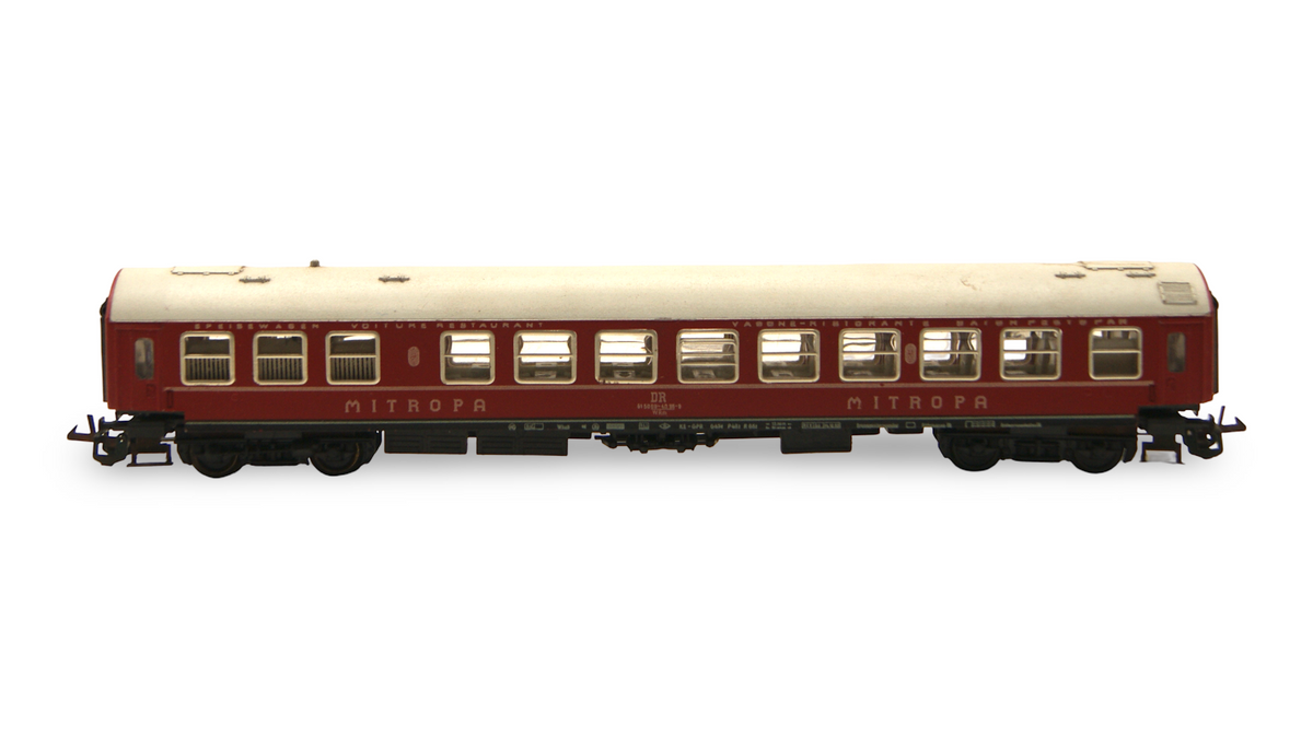 Zeuke TT Dampflok mit Tender & 4 Wagen DR 1:120 Zugset mit OVP – geprüft