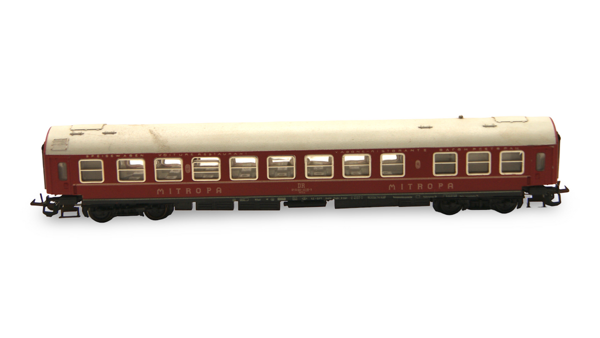 Zeuke TT Dampflok mit Tender & 4 Wagen DR 1:120 Zugset mit OVP – geprüft