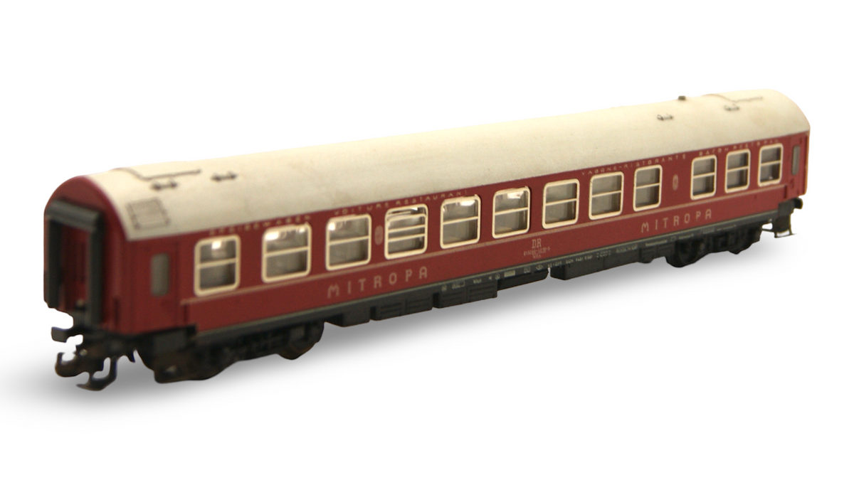 Zeuke TT Dampflok mit Tender & 4 Wagen DR 1:120 Zugset mit OVP – geprüft